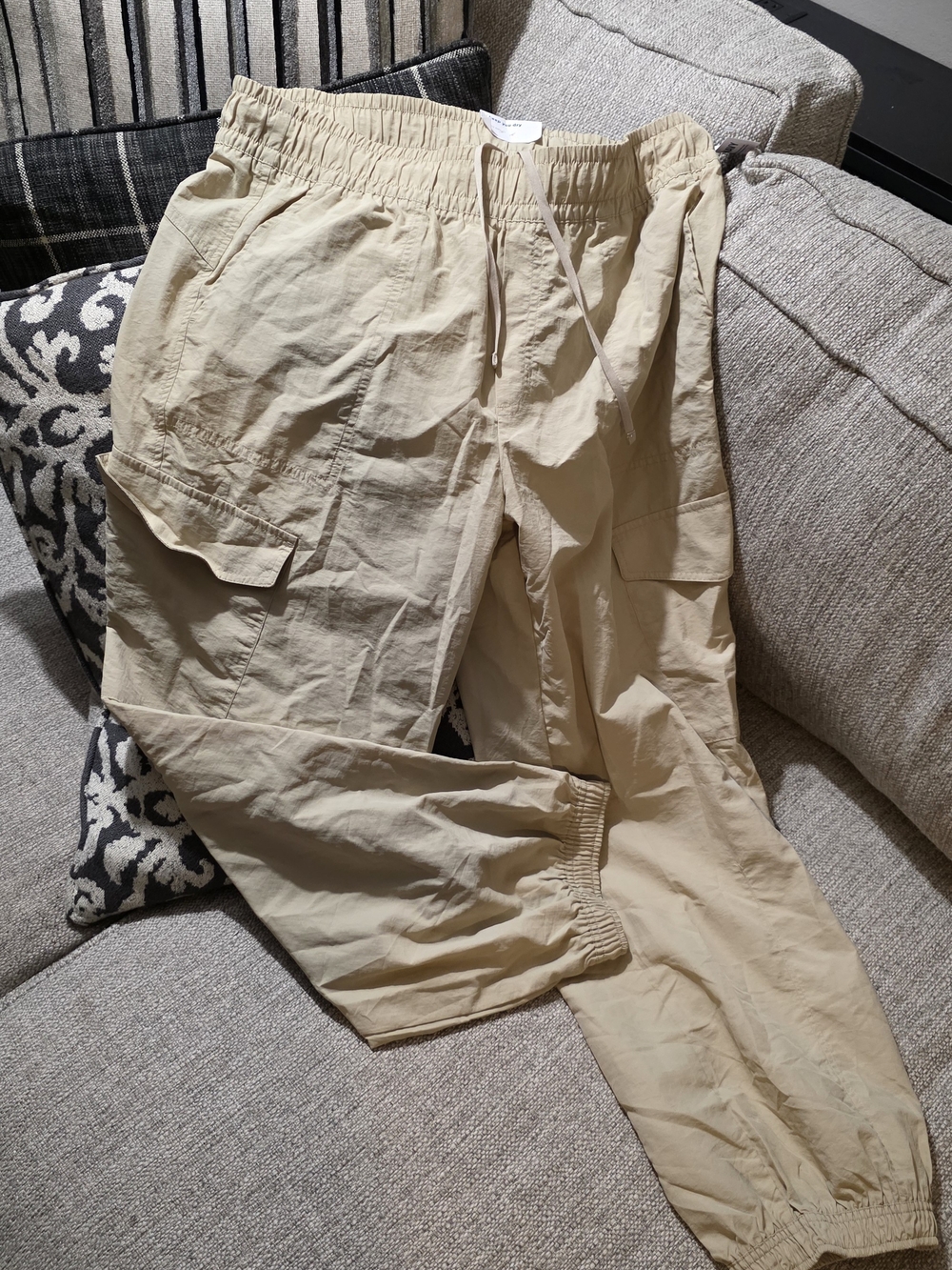 Womens High Rise Cargo Joggers